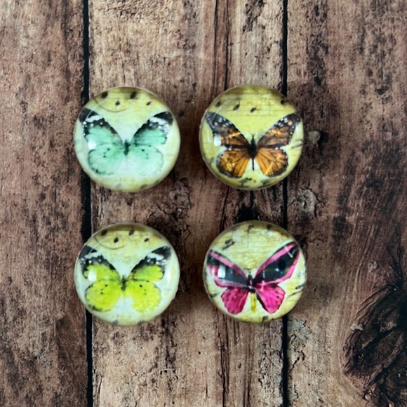 🦋Set of 4 Butterfly Imagery Magnets - Picture 5 of 5